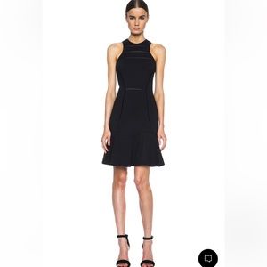 Yigal Azrouel Black Compact Jersey Sleeveless Dress Size 5